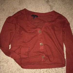 Burgundy woman’s top